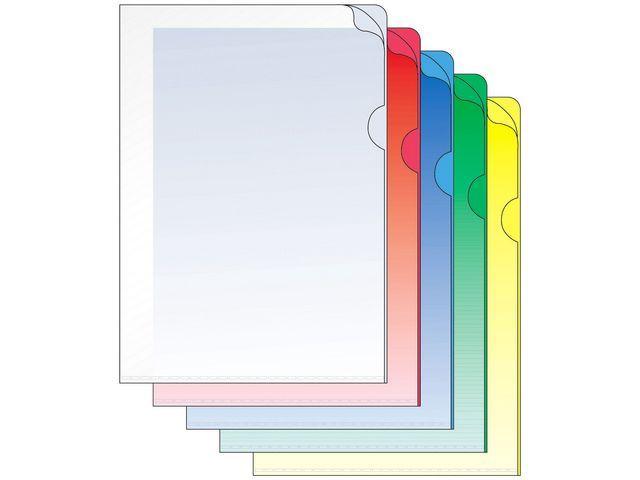 Aktmapp A4 0,15mm, 5 färger x 5 aktmappar/fp (totalt 25 aktmappar)