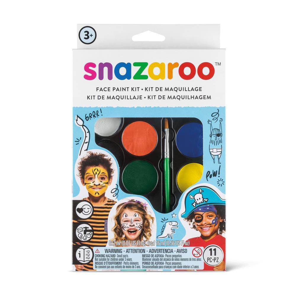 Ansiktsfärg Snazaroo Set Adventure, 8 färger/fp
