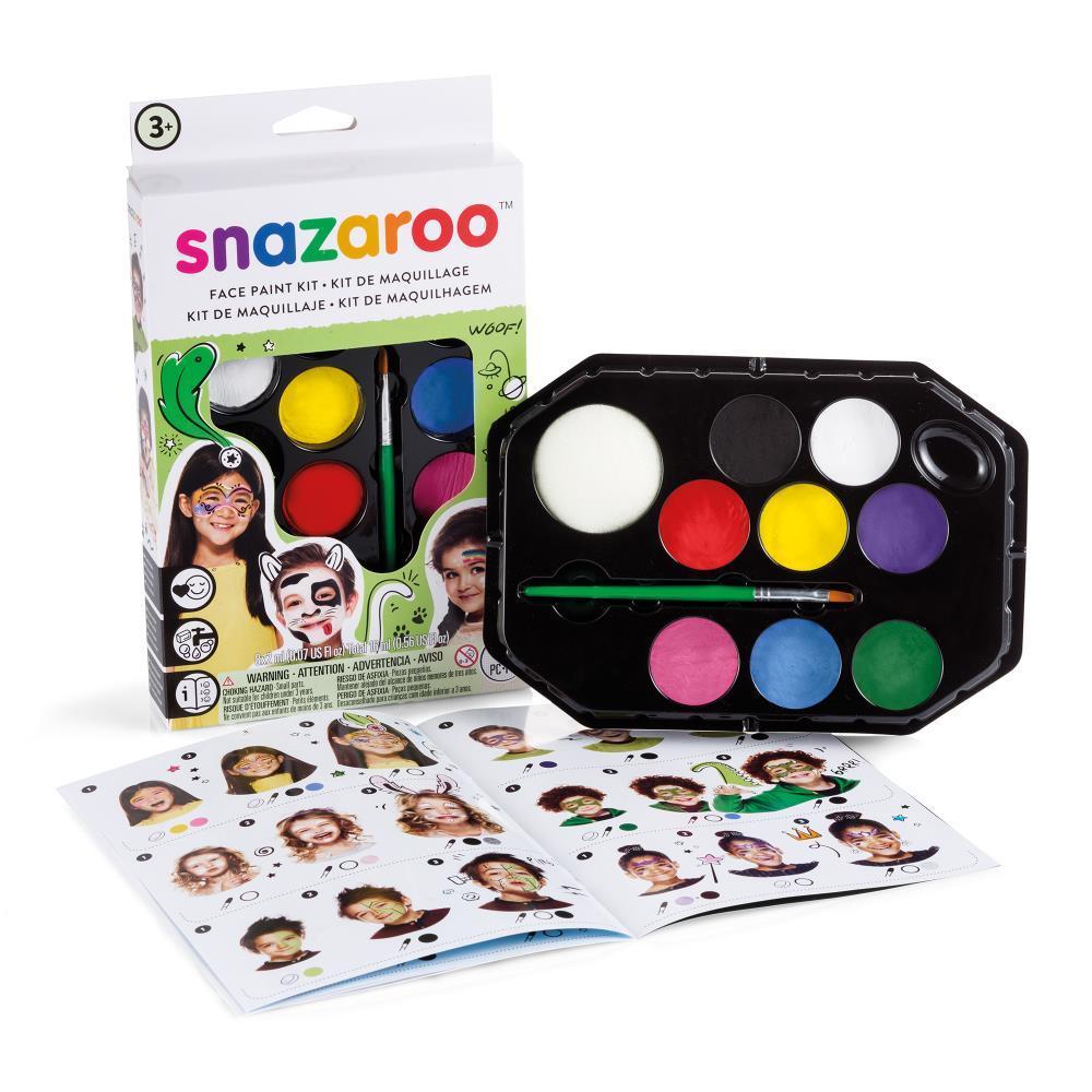 Ansiktsfärg Snazaroo Set Rainbow, 8 färger/fp