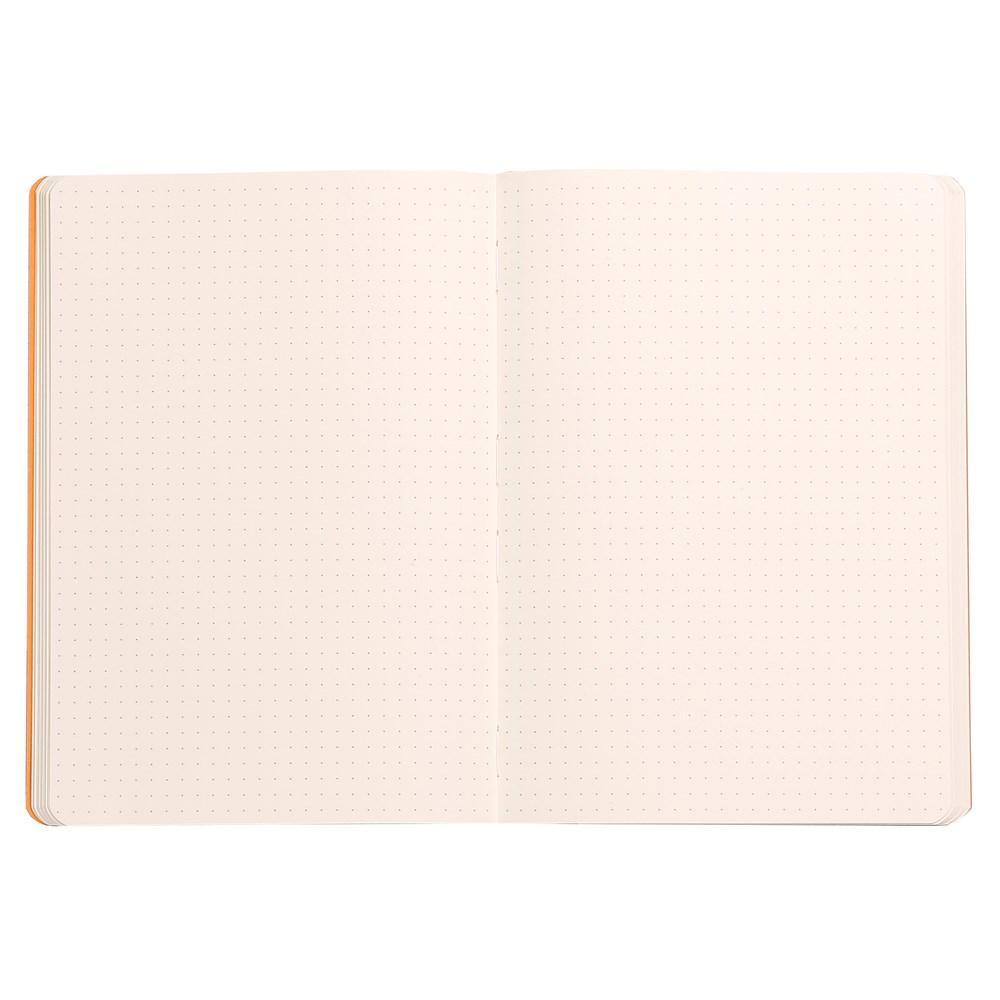 Anteckningsbok Rhodia Rhodiarama Softcover A5 DOT GRID (Prickmönstrat) 90g, 80 blad, Svart