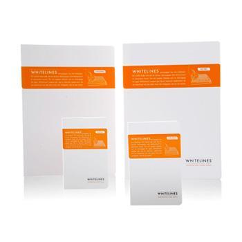 Anteckningsbok Whitelines® Note book A4, 84 blad rutat 1/fp