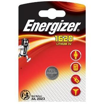 Batteri Energizer Lithium CR1620 (knappcell) 3V, 1/fp