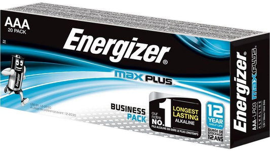 Batterier Energizer Max Plus Alkaliska AAA LR03/E92 20/fp