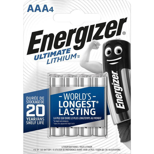 Batterier Energizer Ultimate Lithium AAA FR03/L92 4/fp