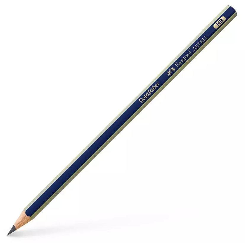 Blyertspenna Faber-Castell Goldfaber 1221 2B 12/fp