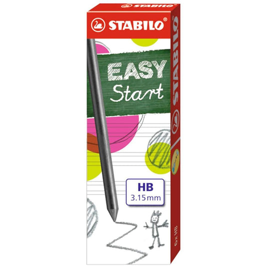 Blyertsstift Stabilo 7890/6-HB EASYergo 3,15mm HB 6 stift/fp