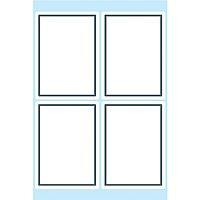 Boketiketter Herma Vario 5713 40x55mm Grå ram, 24/fp