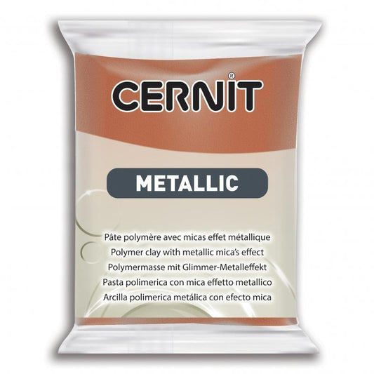 Cernit Metallic modellera 56 gram, Brons/Bronze (058)