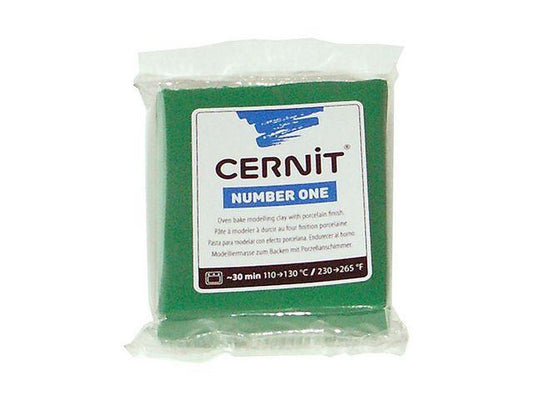 Cernit Number One modellera 56 gram, Grön (600)