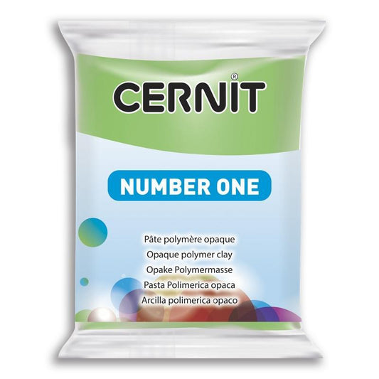 Cernit Number One modellera 56 gram, Light Green (611)