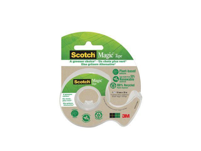 Dokumenttejp Scotch 1920D Magic miljö med hållare 20m x 19mm 1/fp