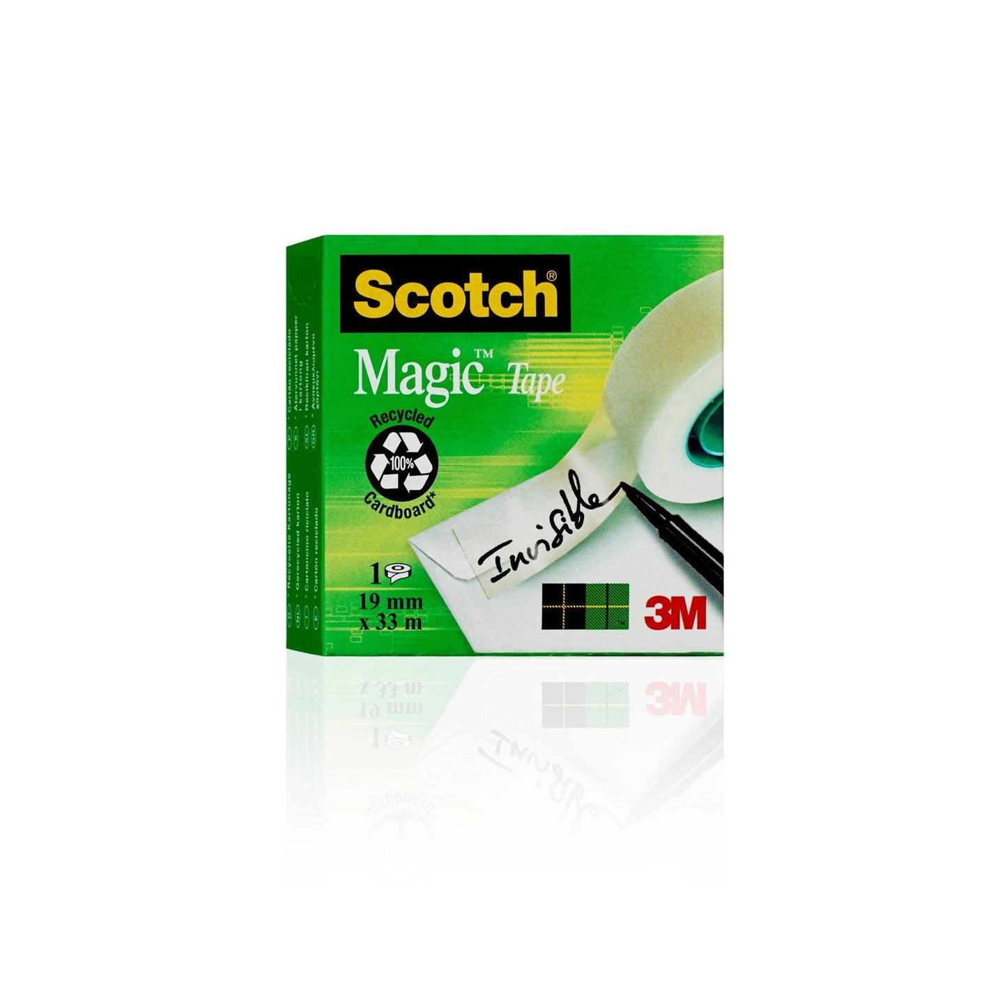 Dokumenttejp Scotch 810 Magic Invisible, 33m x 19mm, 1 rulle/fp