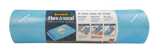 Emballagerulle Scotch Flex & Seal Shipping Roll, Blå, 38cm x 3m