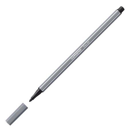 Fiberspetspenna Stabilo Pen 68 Mörkgrå (96) 1/fp