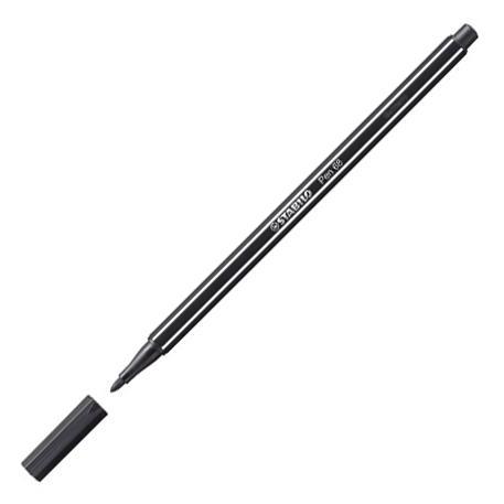 Fiberspetspenna Stabilo Pen 68 Svart (46) 1/fp