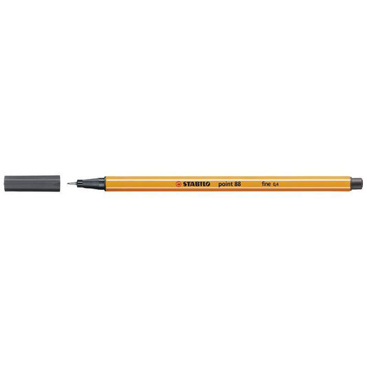 Fineliner Stabilo Point 88 Mättad Grå (97) 1/fp