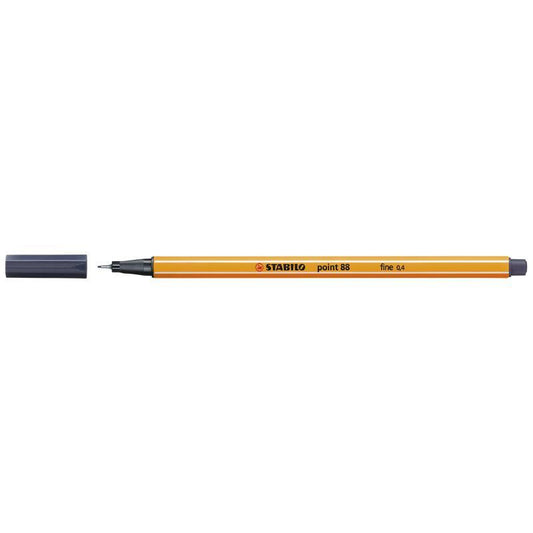 Fineliner Stabilo Point 88 Payne's Grå (98) 1/fp