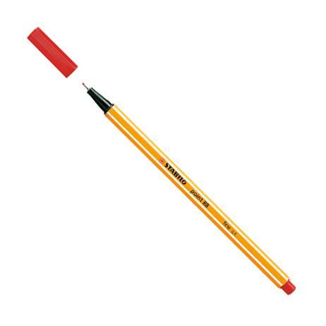 Fineliner Stabilo Point 88 Röd (40) 1/fp