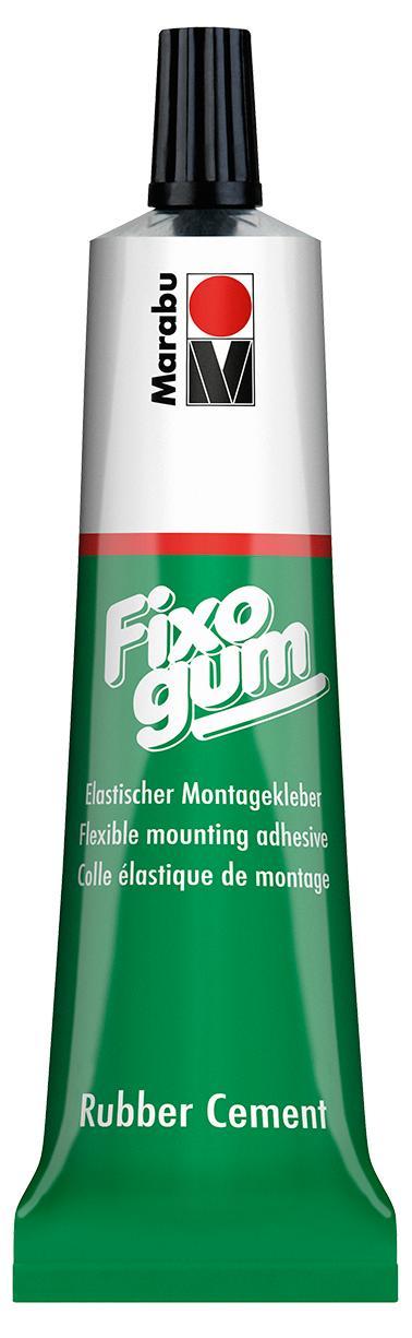 Gummiklister Marabu Fixogum, 125 gram, i tub (syrafritt)