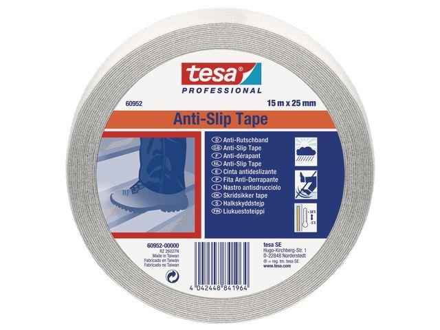 Halkskyddstejp TESA Professional Anti-Slip Tape 60952, 15m x 25mm Transparent 1 rulle/fp