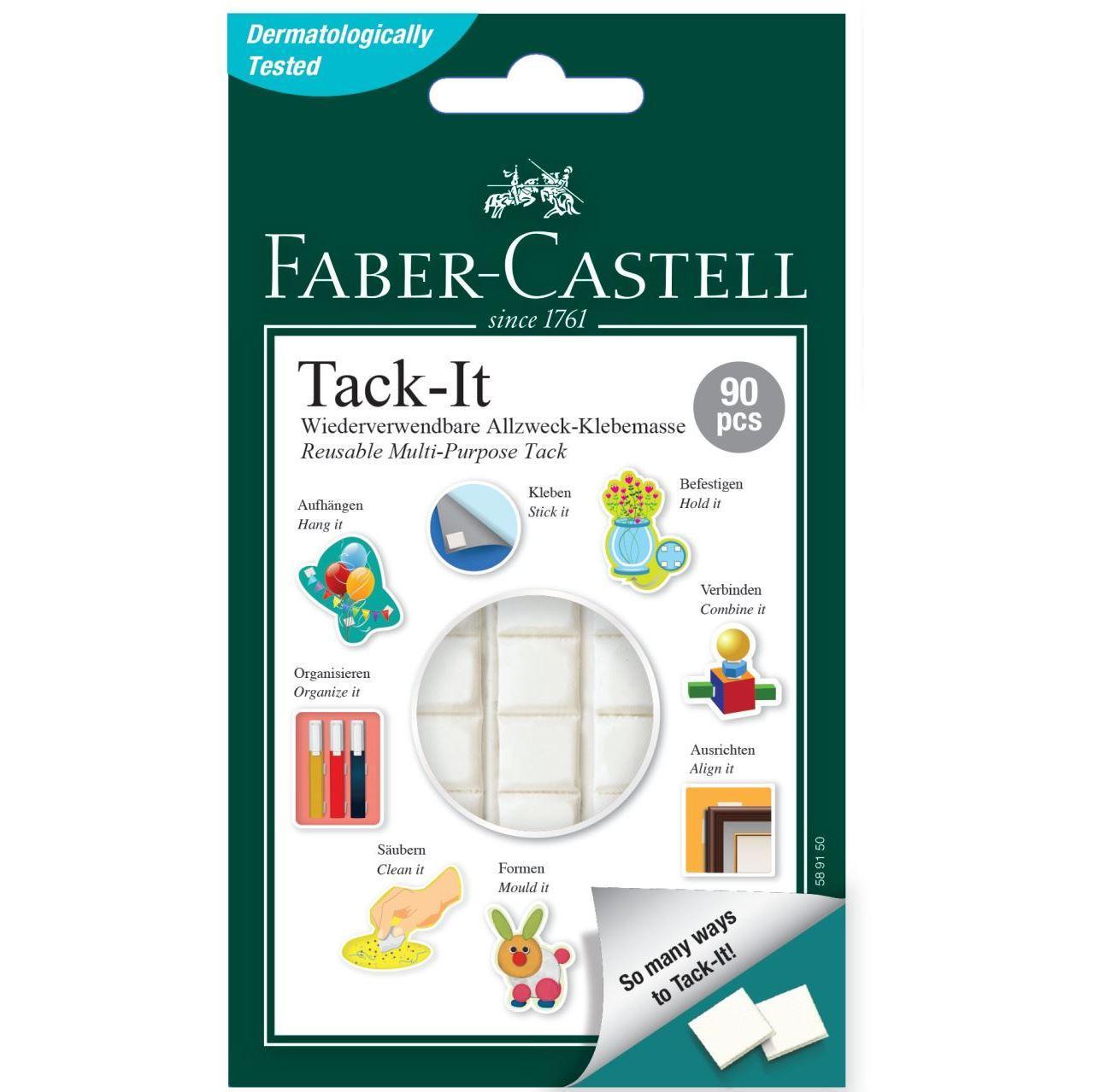 Häftmassa Faber-Castell Tack-It 50 g, Vit