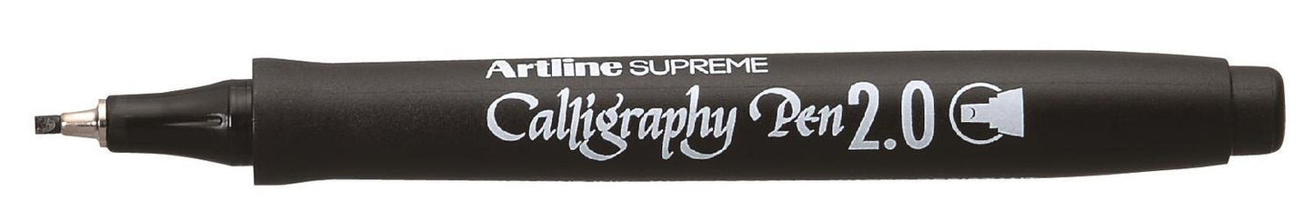 Kalligrafipenna Artline Supreme Calligraphy Pen 2,0mm Svart 1/fp