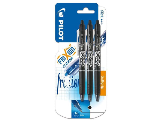 Kulpenna Pilot Frixion Clicker 07 BLRT-FR7-B Svart 3/fp