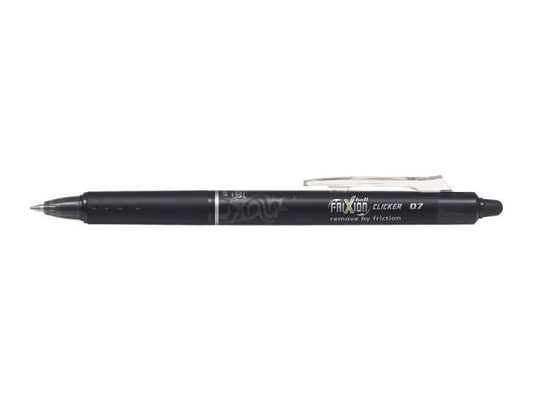 Kulpenna Pilot Frixion Clicker 07 BLRT-FR7-B (raderbar) Svart