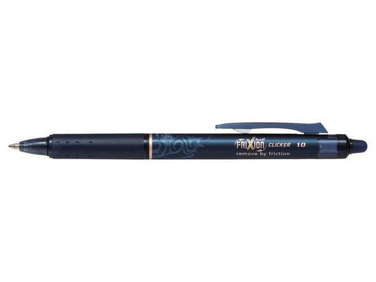 Kulpenna "korsordspenna" Pilot Frixion Clicker 10 BLRT-FR10-BB Broad 1,0mm (raderbart bläck) BlåSvart