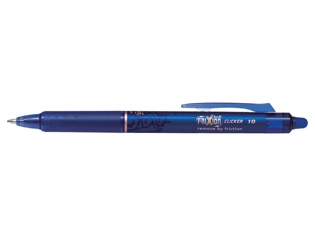 Kulpenna "korsordspenna" Pilot Frixion Clicker 10 BLRT-FR10-L Broad 1,0mm (raderbart bläck) Blå