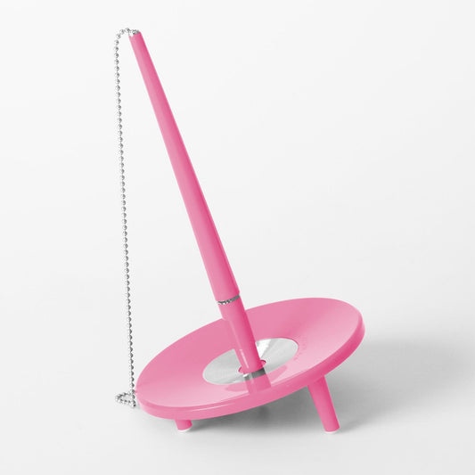 Kulspetspenna med ställ Ballograf Epoca Bank DeskSet Rosa (med kedja)