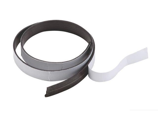 Magnettejp/Magnetband, magnetisk tejp, 5m x 12,5mm, 1 rulle/fp