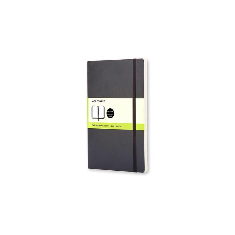 Moleskine Soft Cover Plain Notebook Pocket, olinjerad 9x14cm