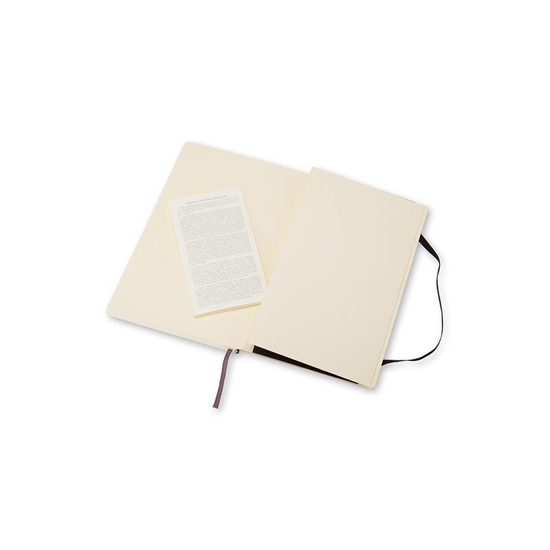 Moleskine Soft Cover Plain Notebook Pocket, olinjerad 9x14cm