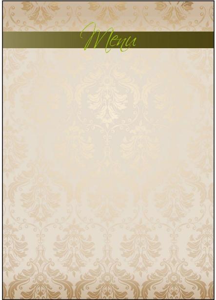 Motivpapper Sigel Menu DP273 A4 90gram, 50 ark/fp