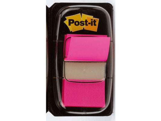 Märkflik Post-it Index 1/1" (25,4x43,2mm) 680-21, Cerice, 50 flikar/fp