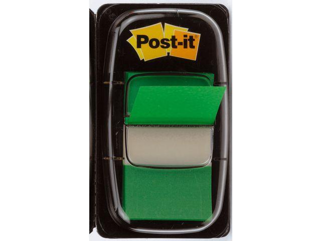 Märkflik Post-it Index 1/1" (25,4x43,2mm) 680-GB2, dubbelpack, 50 st Blå, 50 st Grön/fp
