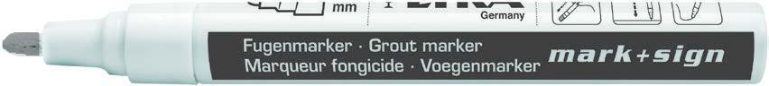 Märkpenna/Kakelpenna Lyra mark+sign Grout marker (fogmärkpenna för gammal & missfärgad puts), Grå
