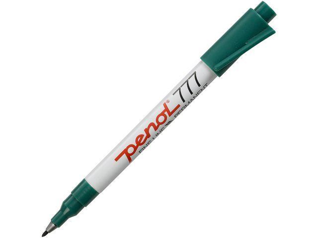Märkpenna Penol 777, permanent, Fine, Grön 1/fp
