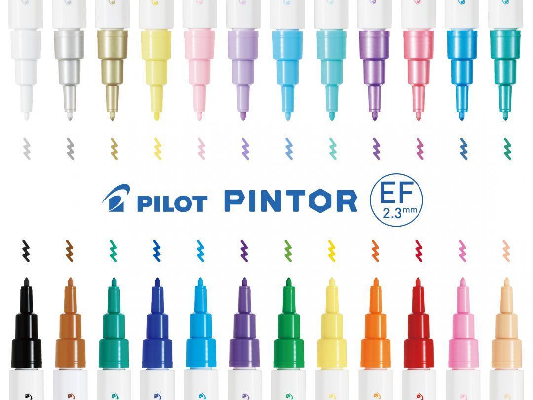 Märkpenna Pilot Pintor Marker Extra-Fine 2,3mm (0,7mm), Svart