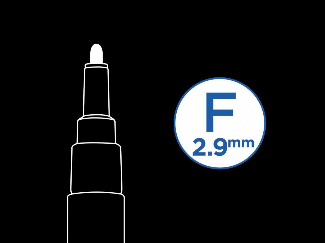 Märkpenna Pilot Pintor Marker Fine 2,9mm (1,0mm), Guld