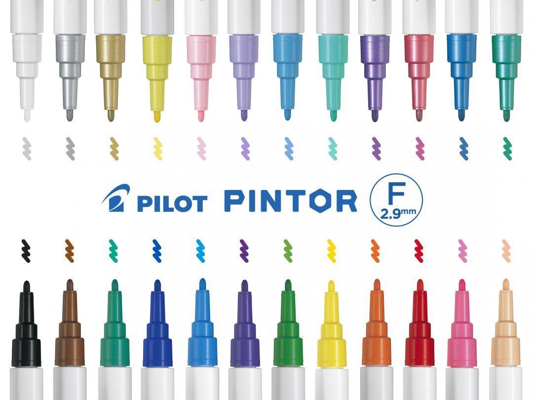Märkpenna Pilot Pintor Marker Fine 2,9mm (1,0mm), Vit