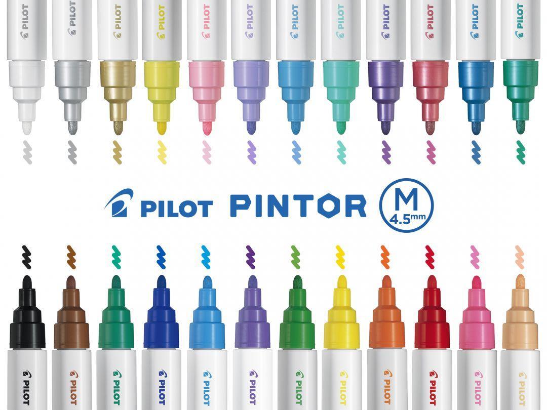Märkpenna Pilot Pintor Marker Medium 4,5mm (1,4mm), Vit
