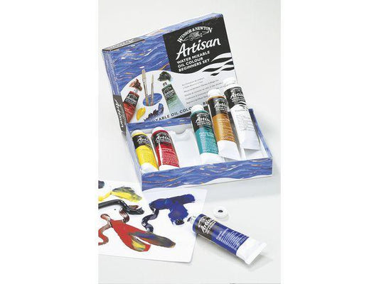 Oljefärg (vattenlöslig) Artisan startset, 6 basfärger x 21 ml
