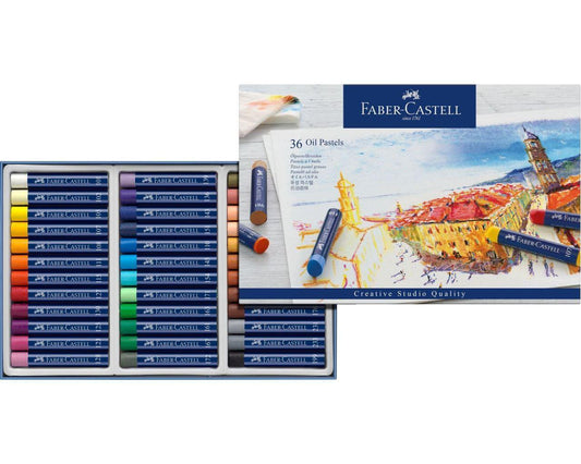 Oljepastellkritor Faber-Castell Creative Studio, 36 färger/fp