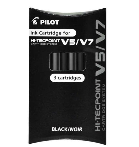 REFILL Patron Pilot BXS-IC-B-S3 Hi-Tecpoint V5/V7 refillable Svart 3/fp