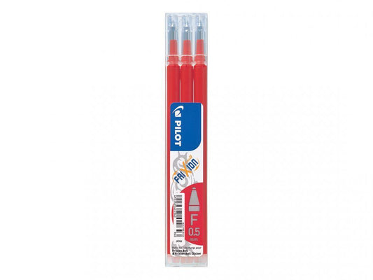 Patron/Refill BLS-FR5 Fine (F) 0,5mm till Pilot Frixion Ball, Röd 3/fp