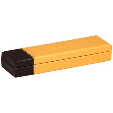 Pennetui/Pennskrin Rhodia Rhodiarama Pencil box 215x55x30mm, Konstläder, Orange/Svart