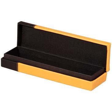 Pennetui/Pennskrin Rhodia Rhodiarama Pencil box 215x55x30mm, Konstläder, Orange/Svart