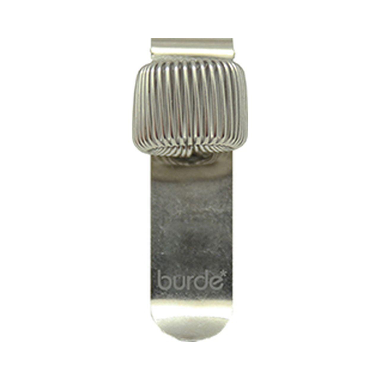 Pennhållare Burde för 1 st penna för fastsättning i ficka mm, Silver